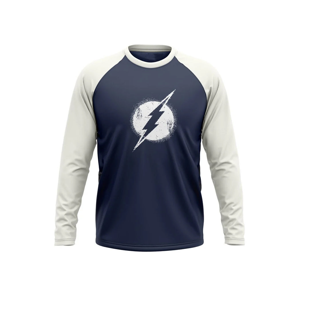 FLASH NAVY OFFWHITE RAGLAN FULL SLEEVES