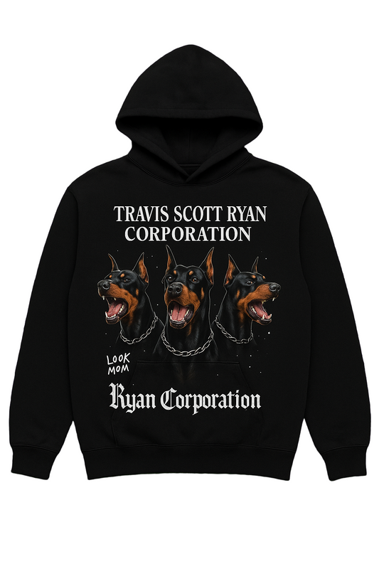 Gothic Doberman Graphic Hoodie