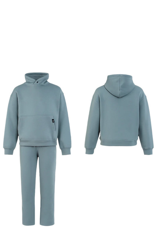 Cyan Essential Oversized Hoodie