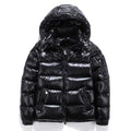 Wholesale Winter Warm Windproof Luxury Men’s Shiny Puffer Jacket Outdoor Thick Down Coat