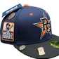 Navy Blue "RC Star" Baseball Cap with World Series Patch &amp; Collector Pins