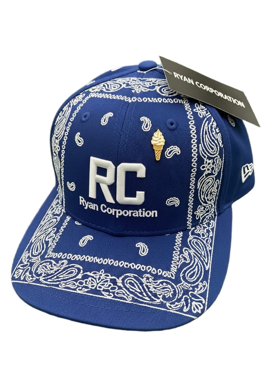 Distressed Blue "Ryan Corporation"