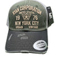 Distressed Green &amp; Black "Ryan Corporation" Vintage Trucker Cap