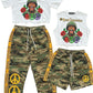 Camouflage Two-Piece Sets with "Ryan Corporation" Gold Script
