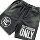 Ryan Corporation Distressed Black Athletic Shorts