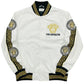 Ryan Corporation White Jacket with Black & Gold Greek Key Trim