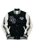Ryan Corporation Black & White Varsity Jacket with RC Patch