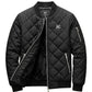 Ryan Corporation Black Quilted Winter Bomber Coat with Fur Lining