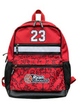 RYAN CORPORATION Red, Black & White Backpack