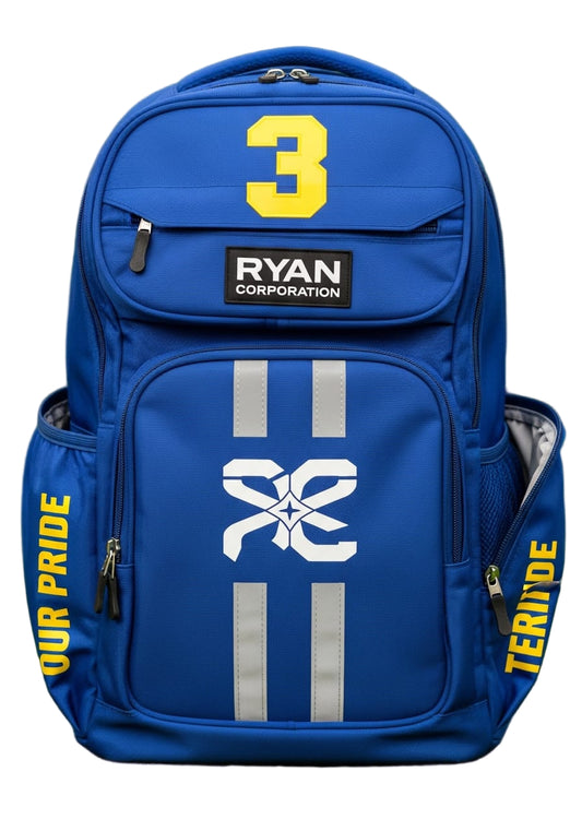 Blue Number “3” Backpack