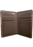 Dark Brown Leather Bifold Wallet Classic & Refined