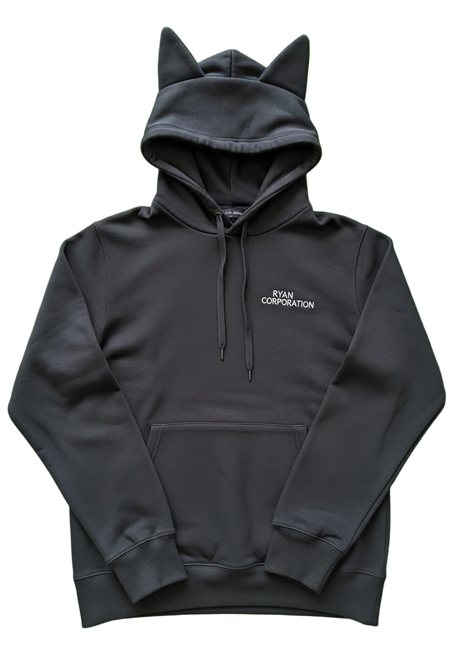 Black Hoodie with Cat Ears