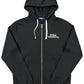 Black Zip-Up Hoodie
