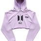 Pastel Purple Cropped Hoodie