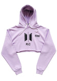 Pastel Purple Cropped Hoodie