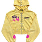 Bright Yellow Studded Cropped Hoodie  Ryan Corporation