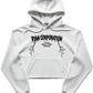 White Hoodie with Black “RYAN CORPORATION” Graphic