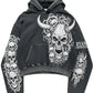 Dark Skull Graphic Hoodie