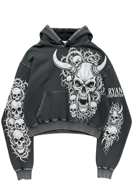 Dark Skull Graphic Hoodie