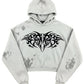 Light Gray Distressed Hoodie