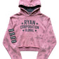 Faded Pink Distressed Hoodie Ryan Corporation Global