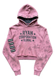 Faded Pink Distressed Hoodie Ryan Corporation Global