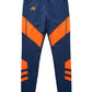 Dark Blue Athletic Orange Accents Legging