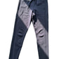 Dark Blue Athletic Leggings  Black Waistband with Branding