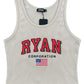 Light Beige Ribbed Cropped Tank Top  Ryan Corporation