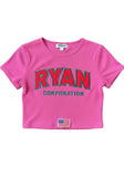 Vibrant Pink Ribbed Crop Top – Ryan Corporation