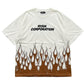 Cream White Flame Graphic T-Shirt – Ryan Corporation