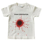 White “Blood Splatter” T-Shirt – Ryan Corporation