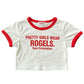 White Cropped “Ryan Corporation” T-Shirt