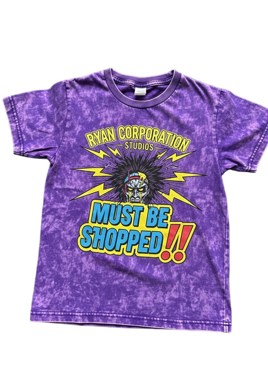 Vibrant Purple “Ryan Corporation Studios Must Be Stopped” T-Shirt