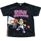 Black “Ryan Corporation Basketball Dog” Graphic T-Shirt