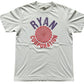 Light Gray “Ryan Corporation” Spiral Graphic T-Shirt
