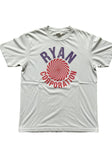 Light Gray “Ryan Corporation” Spiral Graphic T-Shirt