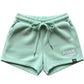 Light Mint Green Fleece Shorts