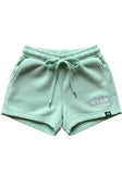 Light Mint Green Fleece Shorts