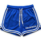 Royal Blue Athletic Shorts with White Trim