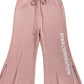 Blush Pink Ribbed Knit Pants