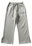 Gray Wide Leg Sweatpants