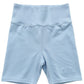 Light Blue High Waist Athletic Shorts