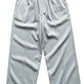 Light Blue Wide-Leg Casual Pants