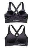 Black Cross-Back Sports Bra
