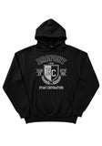 RYAN CORPORATION “DROPOUT” Crest Black Hoodie