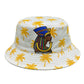 Ryan Corporation White “Queen Palm” Bucket Hat