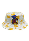Ryan Corporation White “Queen Palm” Bucket Hat