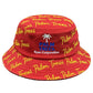 Ryan Corporation Red “Palm Trees” Bucket Hat