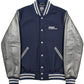 Navy &amp; Charcoal Classic Varsity Jacket